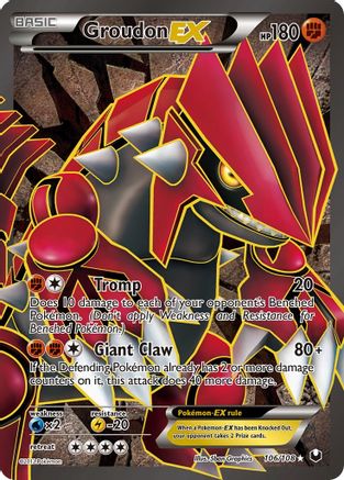 Groudon EX (106 Full Art)  - Holofoil - Ultra Rare