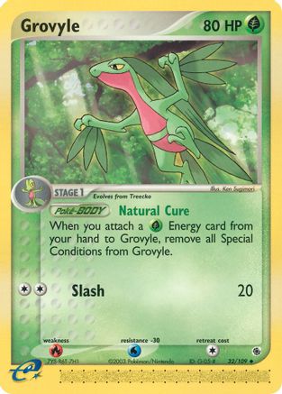 Grovyle - 32/109/109  - Uncommon