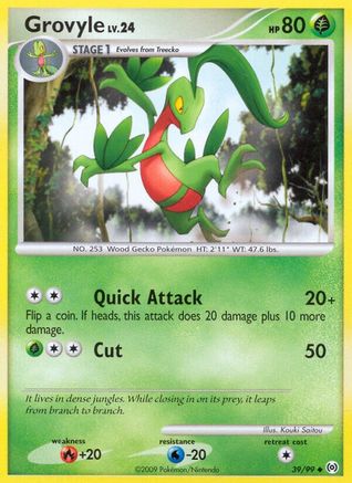 Grovyle (39) (39) 039  - Uncommon