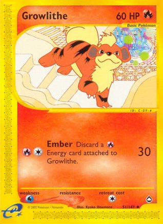Growlithe (51)  - Uncommon