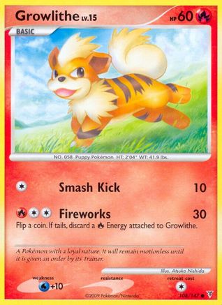 Growlithe 108  - Common