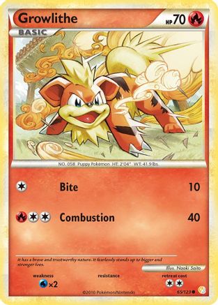 Growlithe 065  - Common