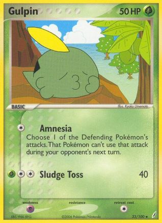 Gulpin 033/100  - Reverse Holofoil - Uncommon