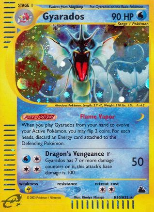 Gyarados (H10)  - Holofoil - Holo Rare