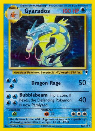 Gyarados  - Holofoil - Holo Rare