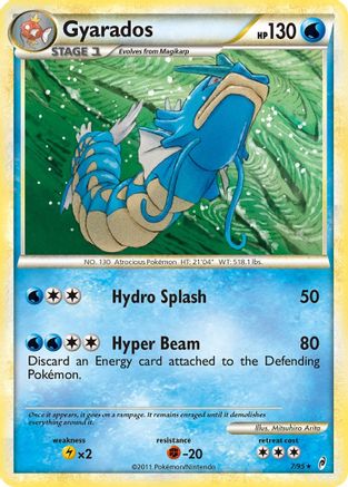 Gyarados  - Holofoil - Holo Rare