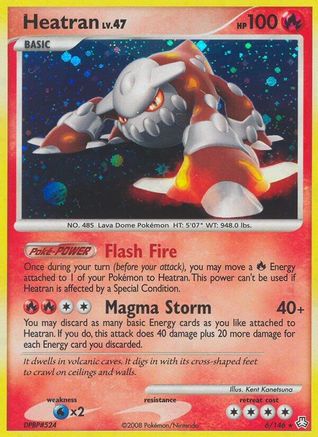 Heatran (6)  - Holofoil - Holo Rare