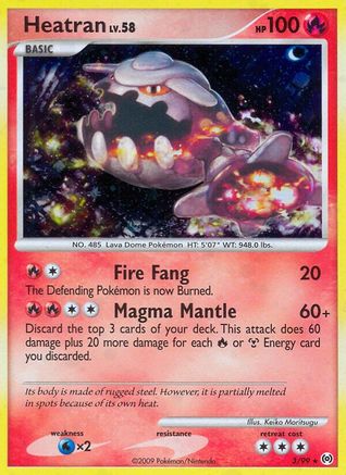 Heatran  - Holofoil - Holo Rare