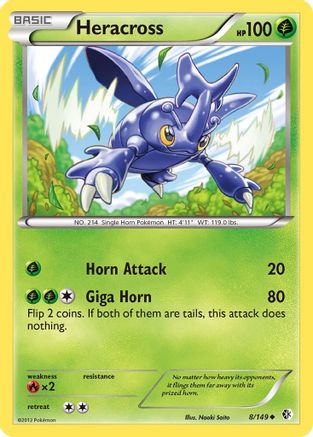 Heracross (8/149) [Noir et blanc : frontières franchies] 