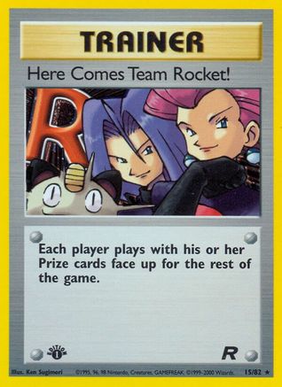 Here Comes Team Rocket! (15) (15) 015  - 1st Edition Holofoil - Holo Rare