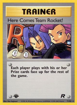 Voici la Team Rocket ! (71/82) [Team Rocket 1ère édition] 