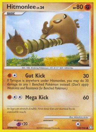 Hitmonlee (100/146) [Diamant et Perle : Légendes éveillées] 