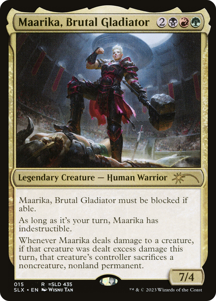 Maarika, gladiateur brutal [Secret Lair : Univers intérieurs] 