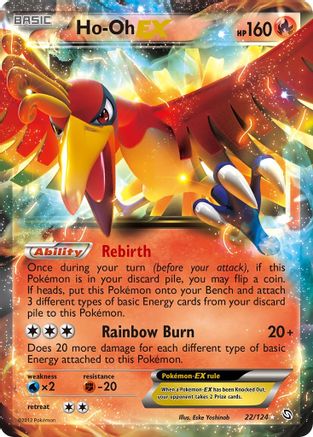 Ho-Oh EX 022  - Holofoil - Ultra Rare
