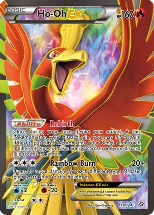 Ho-Oh Ex (119 Full Art)  - Holofoil - Ultra Rare