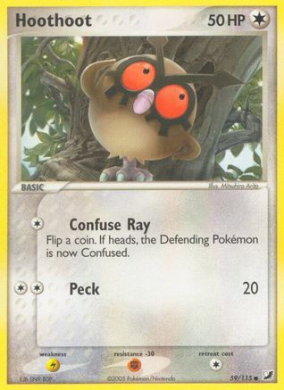 Hoothoot (59/115) (Estampillé) [EX : Forces invisibles]