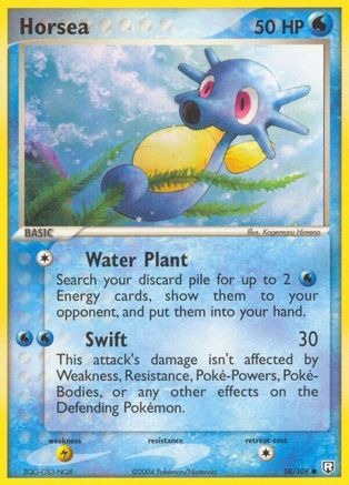 Horsea (58/109) (Estampillé) [EX : Team Rocket Returns] 