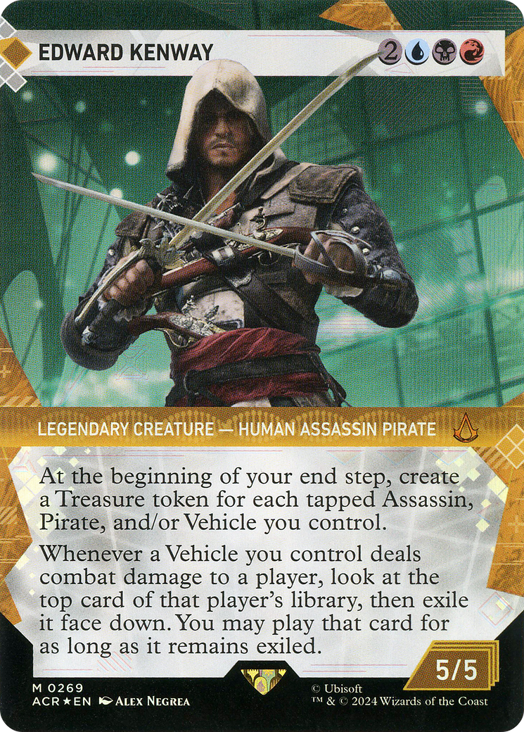 Edward Kenway (Vitrine) (Feuille texturée) [Assassin's Creed] 