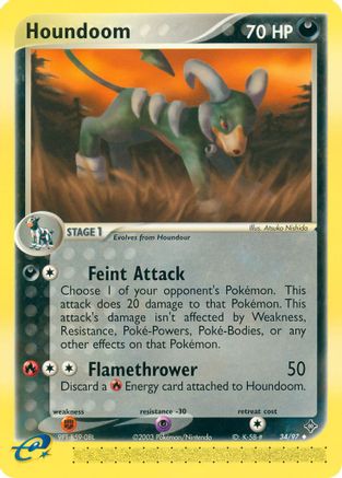 Houndoom 034  - Uncommon