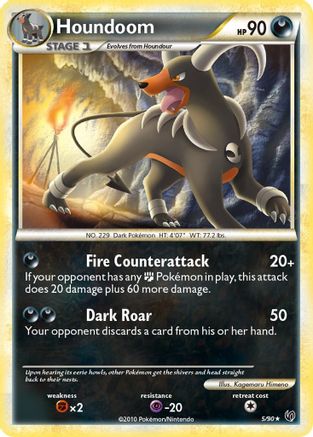 Houndoom  - Holofoil - Holo Rare