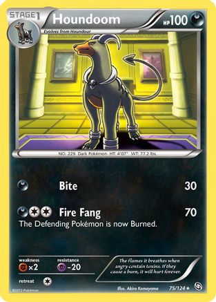 Houndoom (75/124) [Noir et Blanc : Dragons Exaltés] 