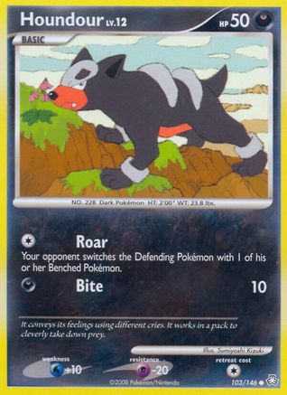 Houndour (103/146) [Diamant &amp; Perle : Légendes Éveillées] 