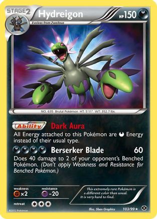 Hydreigon  - Holofoil - Secret Rare