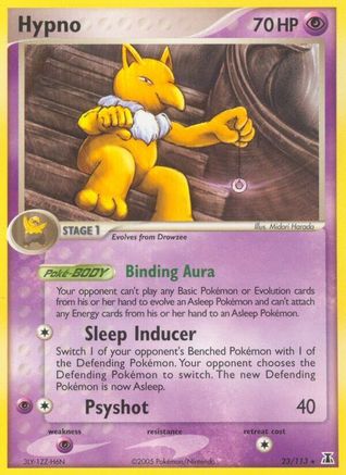 Hypno (23/113) [EX : Espèce Delta] 