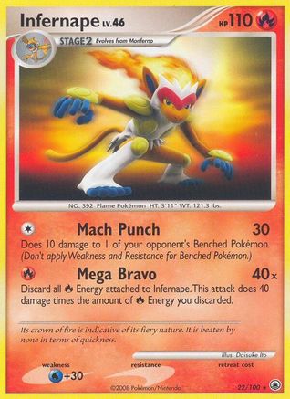 Infernape (22/100) [Diamant &amp; Perle : Majestic Dawn] 