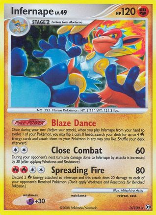 Infernape  - Holofoil - Holo Rare