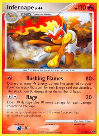 Infernape  - Rare