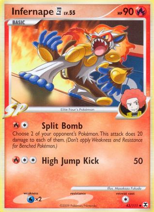 Infernape E4 043  - Uncommon