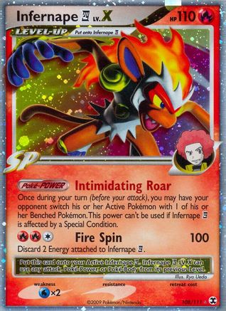 Infernape E4 Lv.X  - Holofoil - Ultra Rare