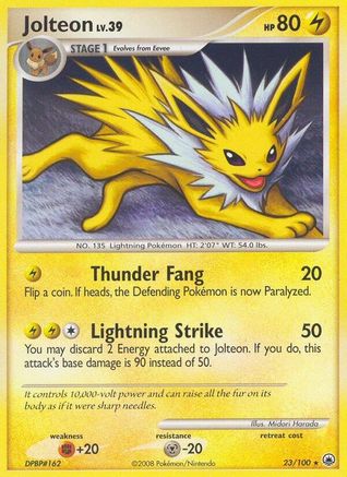 Jolteon (23/100) [Diamant et Perle : Majestic Dawn] 
