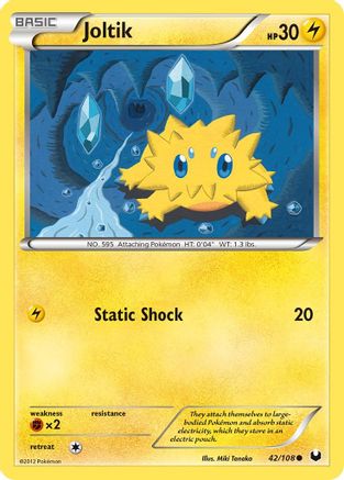 Joltik (42/108) [Noir et blanc : explorateurs sombres] 