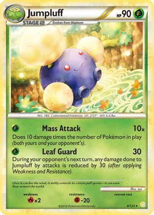 Jumpluff (6/123) [HeartGold &amp; SoulSilver : Ensemble de base] 