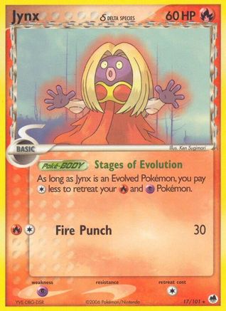 Jynx (Delta Species)  - Reverse Holofoil - Rare