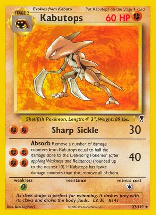 Kabutops (27/110) [Collection Légendaire] 