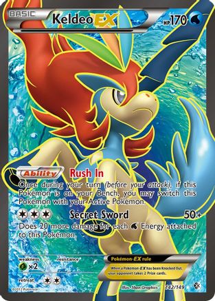 Keldeo EX (142/149) [Noir et blanc : frontières franchies] 