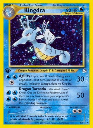 Kingdra 008  - 1st Edition Holofoil - Holo Rare