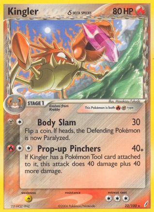 Kingler (Delta Species)/100  - Rare