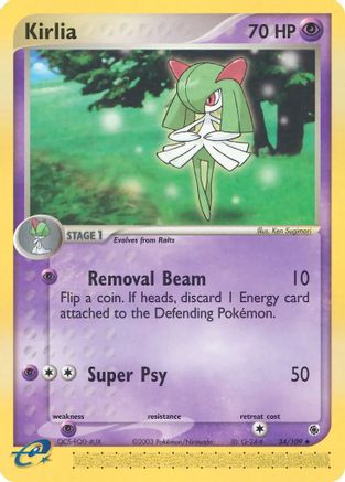 Kirlia - 34/109/109  - Uncommon