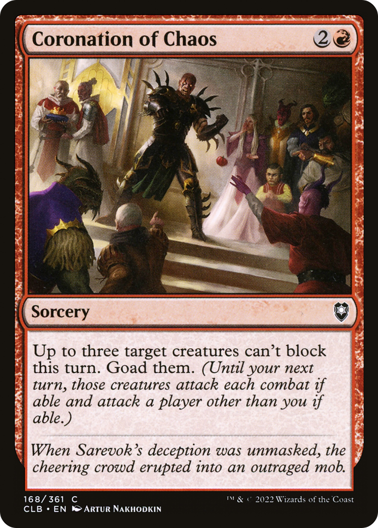 Couronnement du Chaos [Commander Legends : Bataille de Baldur's Gate] 