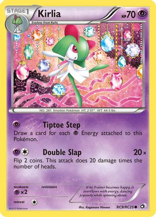 Kirlia RC9  - Holofoil - Common