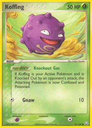 Koffing 061  - Reverse Holofoil - Common