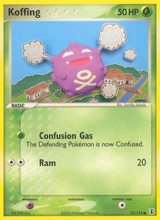 Koffing 072  - Reverse Holofoil - Common