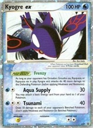 Kyogre ex - 037 (EX Collector's Tins)  - Holofoil - Promo