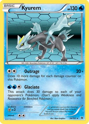 Kyurem  - Holofoil - Holo Rare