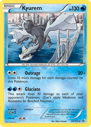 Kyurem 043  - Holofoil - Holo Rare