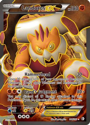 Landorus EX (144 Full Art)  - Holofoil - Ultra Rare